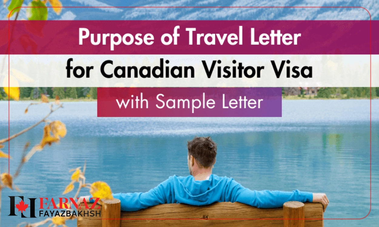 نامه هدف از سفر کانادا